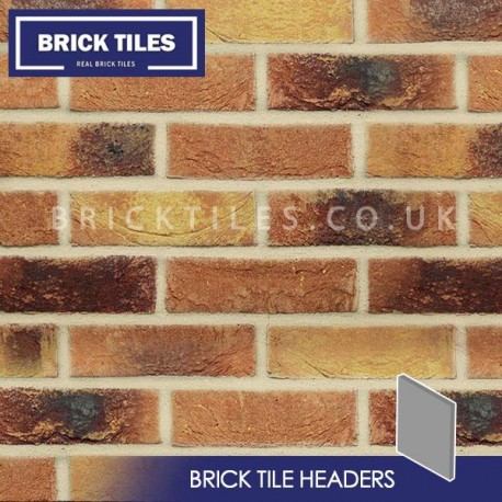 Lambeth Mixture Brick Tile Header