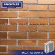 Heritage Soft Orange Brick Tile - Sample