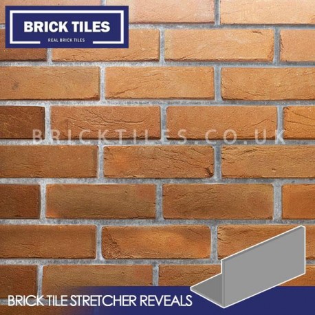 Heritage Soft Orange Brick Tile Stretcher Reveals