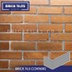 Heritage Soft Orange Brick Tile Corners