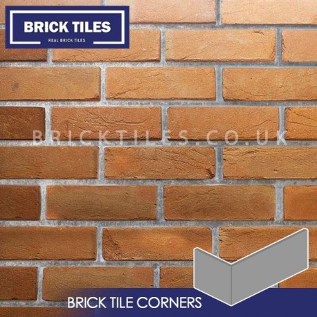 Heritage Soft Orange Brick Tile Corners