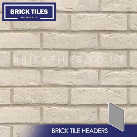 Manhattan White Brick Tile Headers