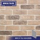 Kensington Buff Multi Brick Tile Headers