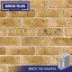 Thames Yellow Blend Brick Tile - Sample