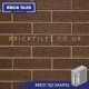 Brown Rustic Brick Tile - Sample
