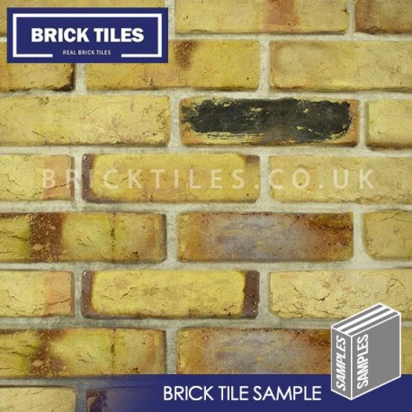 Reclaimed Weathered Yellow Brick Tile - Sample