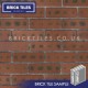 Rustic Red Brick Tile - Sample