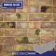 Reclaimed Coach House Brick Tile Corners