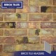 Reclaimed Coach House Brick Tile Headers