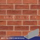 Hastings Red Blend Brick Tile Stretcher Reveals