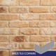 New Sandalwood Brick Tile Corners