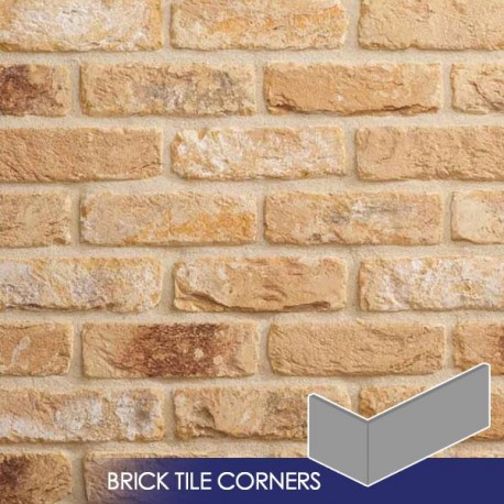 New Sandalwood Brick Tile Corners